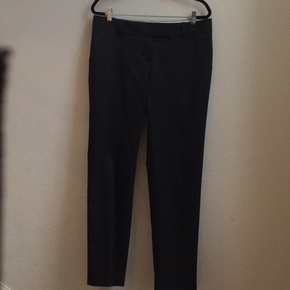 Ann Taylor pinstripe career pants - Picture 2 of 8